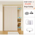 Magnetic Folding Accordion Door Curtain Wardrobe Curtain Room Divider